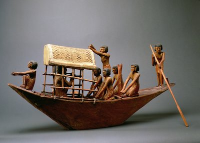 Tomb model of a ship, c.2000 BC by Middle Kingdom Egyptian